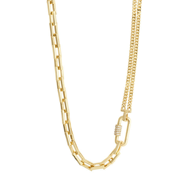 BE cable chain necklace gold-plated