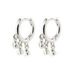 HALLIE hoop earrings silver-plated