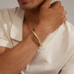 BE bangle bracelet gold-plated