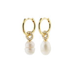 BAKER freshwaterpearl earrings gold-plated