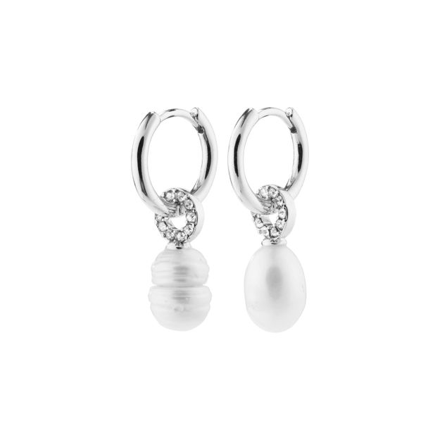 BAKER freshwaterpearl earrings silver-plated
