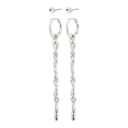 BREATHE recycled earrings 2-in-1 set silver-plated