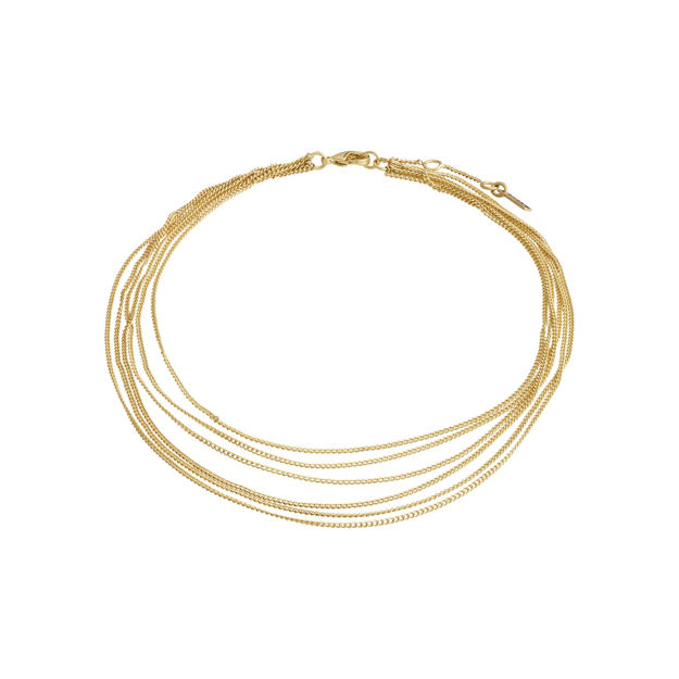 PAUSE recycled ankle chain gold-plated