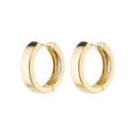 CREATE recycled hoop earrings gold-plated