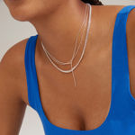 CREATE recycled necklace 3-in-1 silver-plated