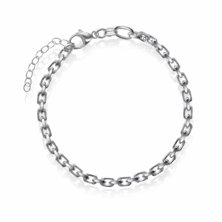 Armbånd sølv anker 3 mm 17+3 cm