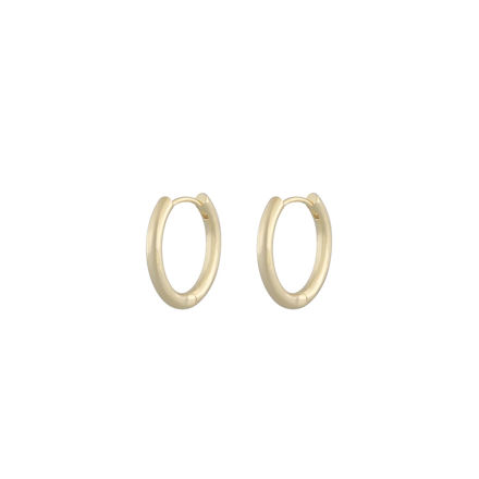 Amsterdam small ring ear 20mm plain gold