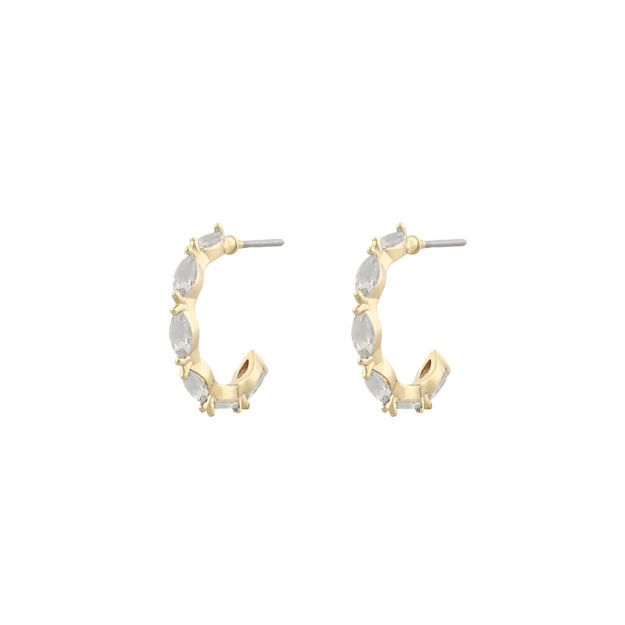 Meadow oval ear g/clear