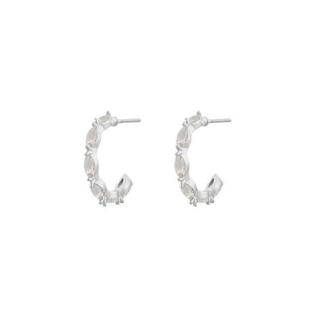 Meadow oval ear s/clear