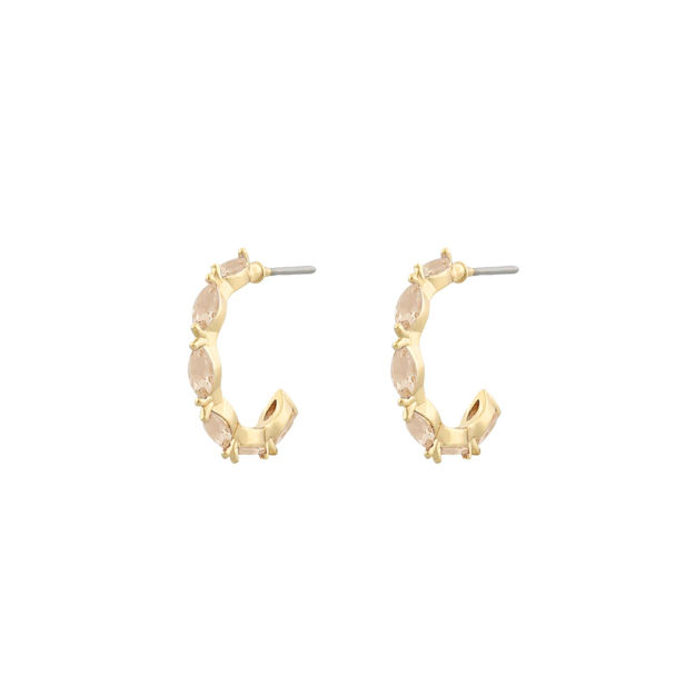 Meadow oval ear g/champagne