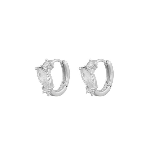 Meadow small ring ear s/clear