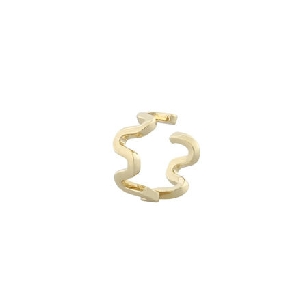 Lisbon cuff ear plain gold