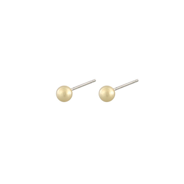 Amsterdam ear 4mm plain gold