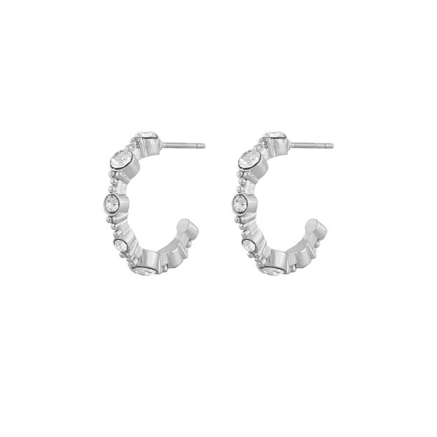 Palma small oval ear s/clear