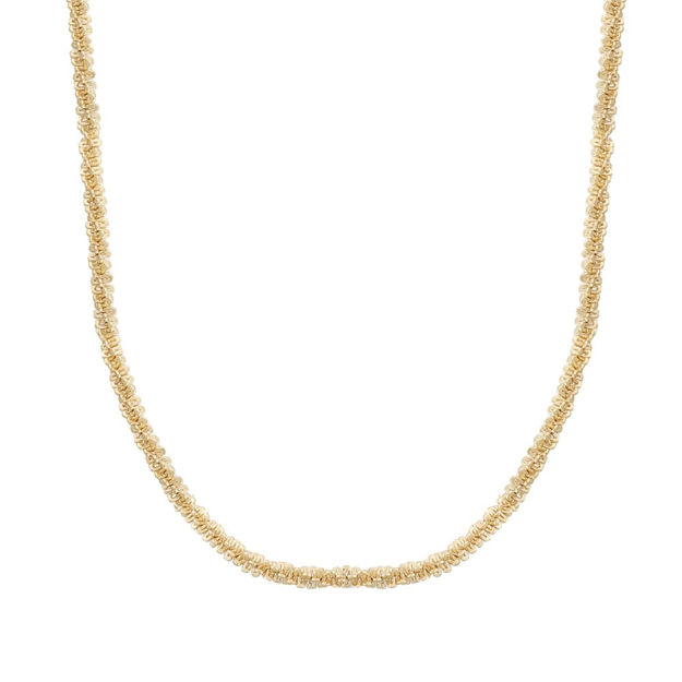 Palma chain neck 45 plain gold