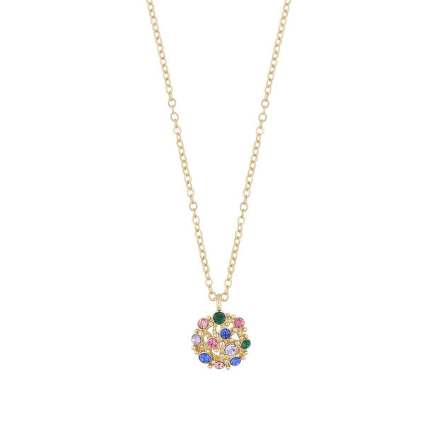 Palma pendant neck 45 g/mix blue