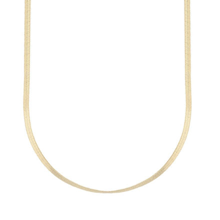 Paris small chain neck 42 plain gold