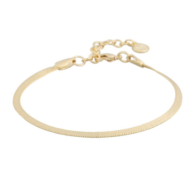 Paris small chain brace plain gold - Onesize