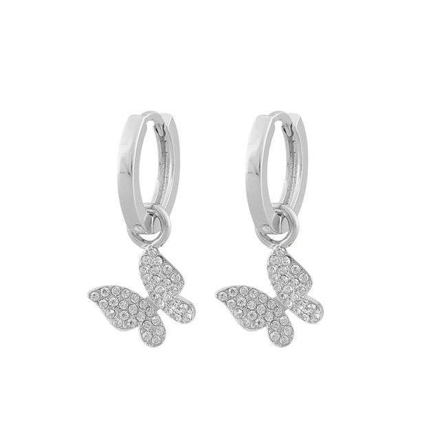 Charms ear butterfly s/clear
