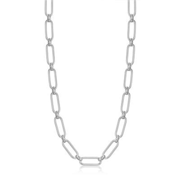 ANIA HAIE cable connect chunky chain necklace silver N046-02H