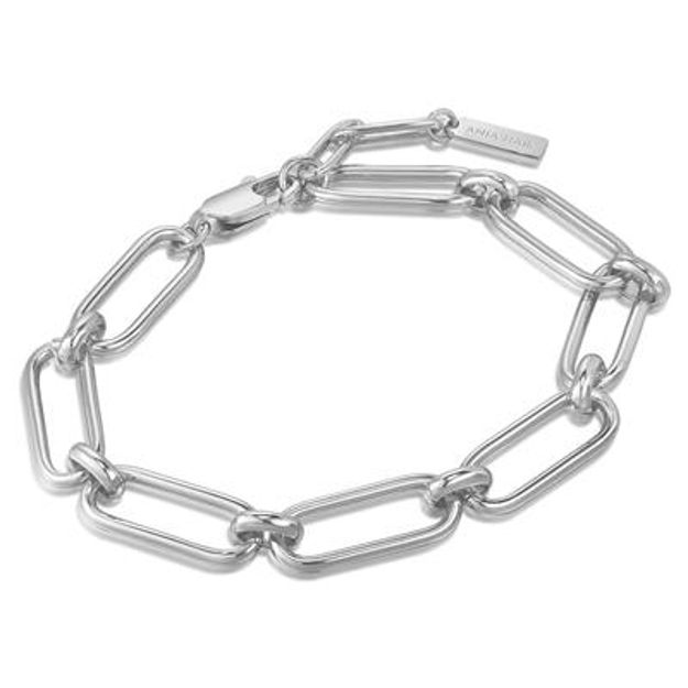 ANIA HAIE cable connect chunky chain bracelet  silver B046-02H