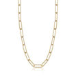 ANIA HAIE paperclip chunky chain necklace goldplated silver  N046-03G