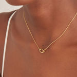 Bilde av ANIA HAIE wave link necklace goldplated silver N044-01G