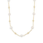 Florence pearl chain neck 42 g/white