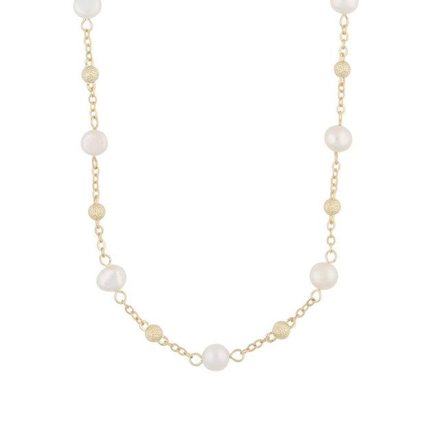 Florence pearl chain neck 42 g/white