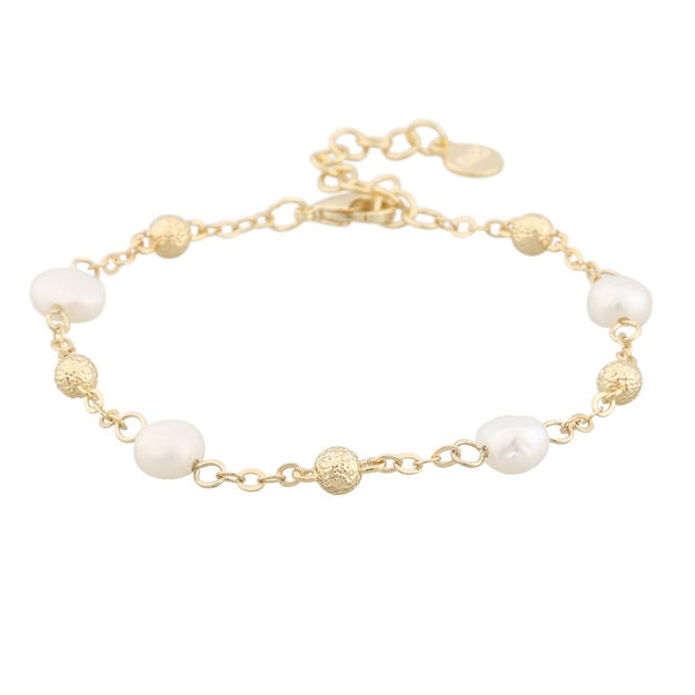 Florence pearl chain brace g/white - Onesize