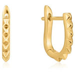 ANIA HAIE SPIKE HUGGIE HOOP EARRINGS E025-07G