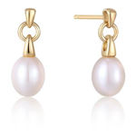 ANIA HAIE pearl drop stund earrings goldplated silver E043-02G