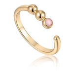 ANIA HAIE adjustable ring goldplated silver R045-01G-RQ