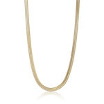 ANIA HAIE flat snake chain necklace goldplated silver N046-01G