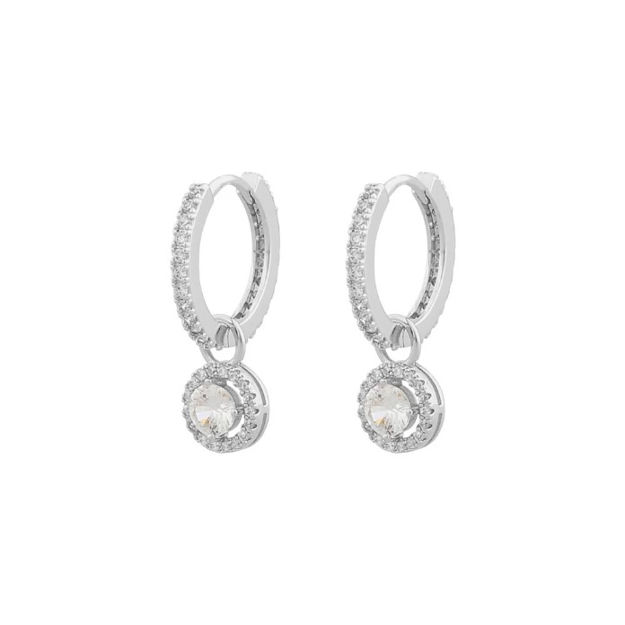 Park ring pendant ear s/clear