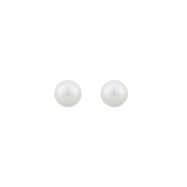Provence pearl ear 8 mm s/white