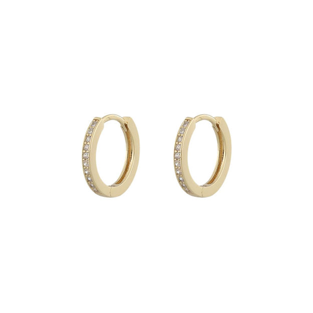 Camille ring ear g/clear
