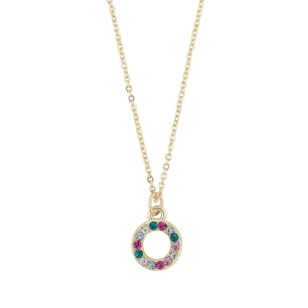 Lindsey small pendant neck 42 g/mix cerise