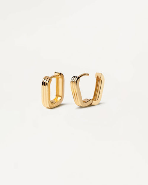 Nova earrings gold plated
