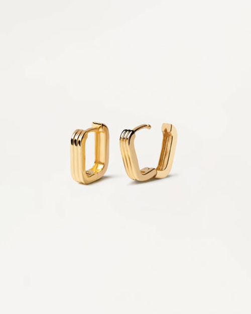 Nova earrings gold plated