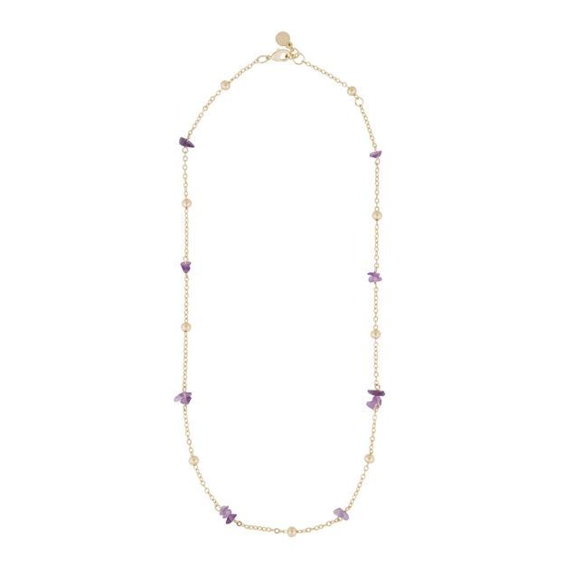 Capri chain neck 45 g/lilac