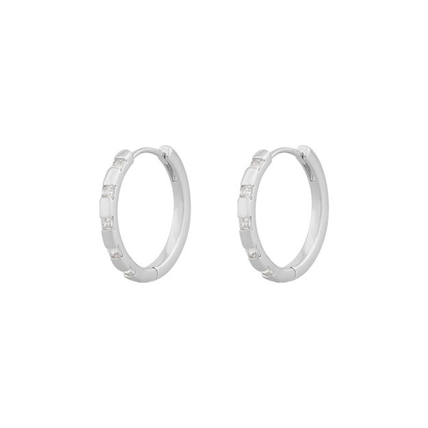 Rome ring ear 20mm s/clear