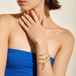 ANIA HAIE bracelet charm chain 16,5-18,5cm B048-03G