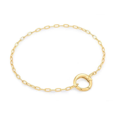 ANIA HAIE bracelet charm chain 16,5-18,5cm B048-02G