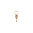 ANIA HAIE earring charm ombre pink  EC048-09G