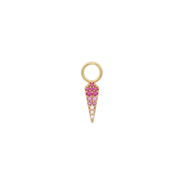 ANIA HAIE earring charm ombre pink  EC048-09G