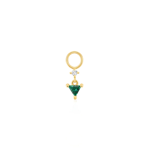 ANIA HAIE earring charm drop green EC048-02G