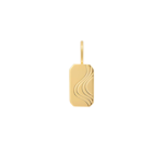 ANIA HAIE charm gold wave tag NC048-09G