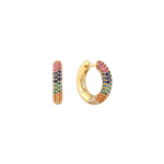 ANIA HAIE earrings rainbow hoop E048-05G