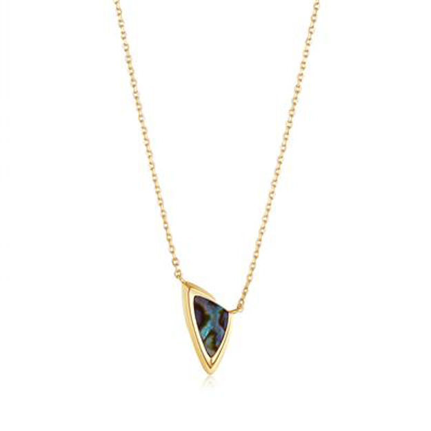 ANIA HAIE necklace abalone pendant 450-500 mm, N049-03G